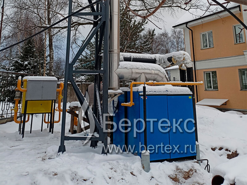 Установка и газоснабжение теплогенераторной, д.Новосаратовка